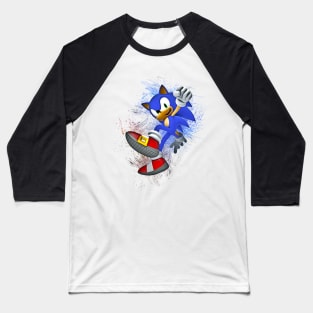 Sonic Pen Sketch Baseball T-Shirt